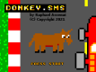 DONKEY.SMS: A game for Master System inspired by DONKEY.BAS image