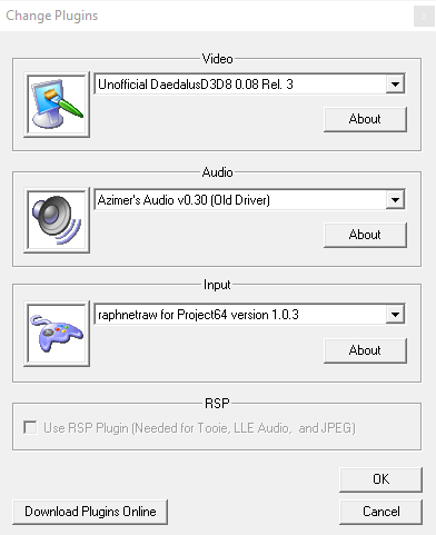 project 64 audio plugin