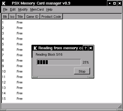 Psx Memory Card Manager